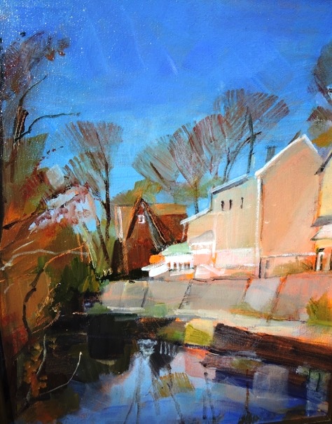 EARLY NOVEMBER by Anita Shrager - 14 x 11 in., o/c • SOLD