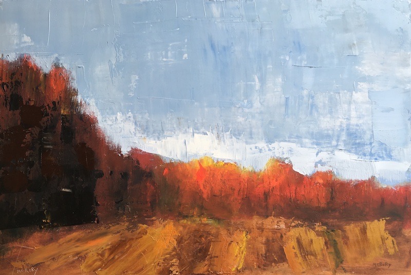 WINTER LIGHT by Desmond McRory - 20 x 30 in., o/b • SOLD