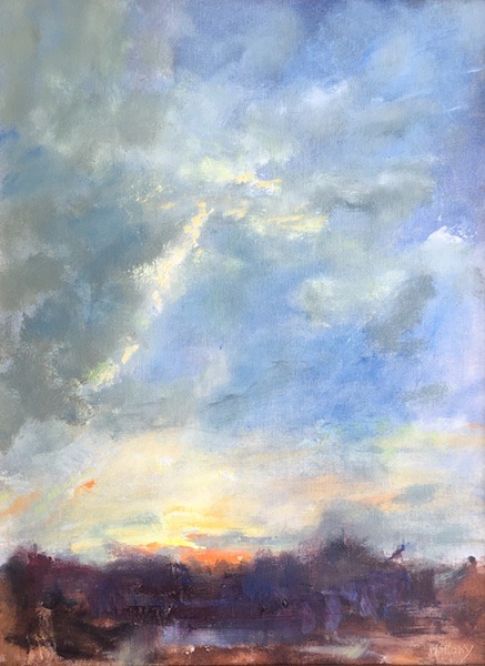 TOWERING CLOUD by Desmond McRory - 24 x 18 in., o/b • $2,500