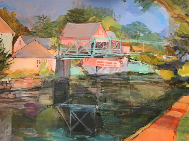 REFLECTIONS POINT PLEASANT by Anita Shrager - 24 x 30 in., o/c • $5,200