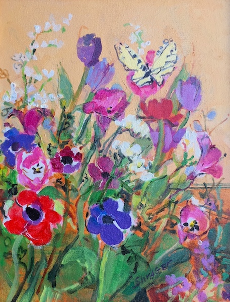 SPRING FEVER II by Anita Shrager - 14 x 11 in., o/c • $1,975