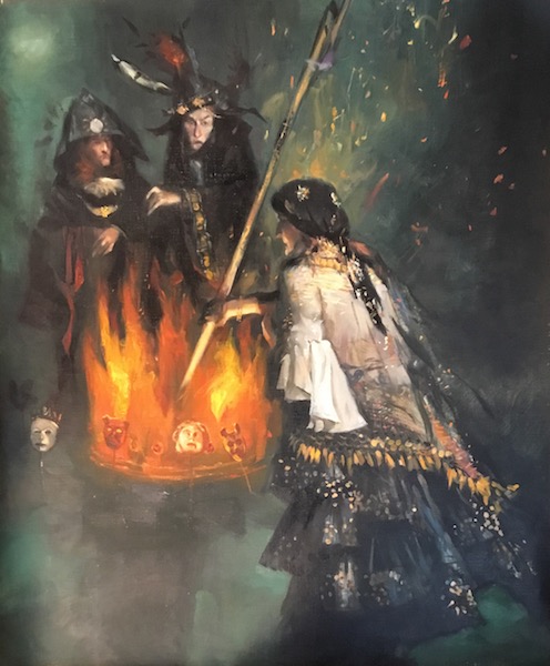 WITCHES (MACBETH), an Illustration by Glenn Harrington for Shakespeare's POETRY FOR YOUNG PEOPLE - 24 x 20 in., o/l - $15,000