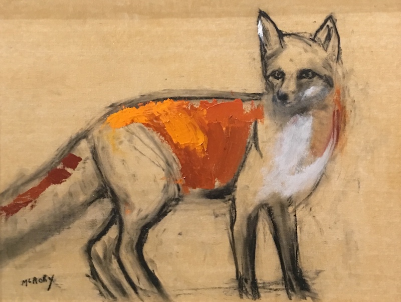 FOX by Desmond McRory 18 x 24 in., o/b • SOLD