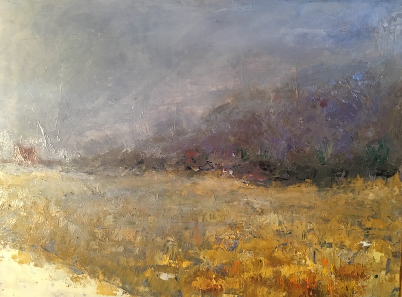 NOVEMBER FIELD by Desmond McRory - 18 x 24 in., o/b • SOLD