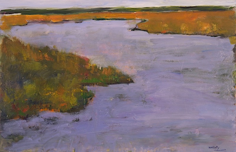 CAPE MAY MARSH by Desmond McRory - 24 x 36 in., o/b • $4,500