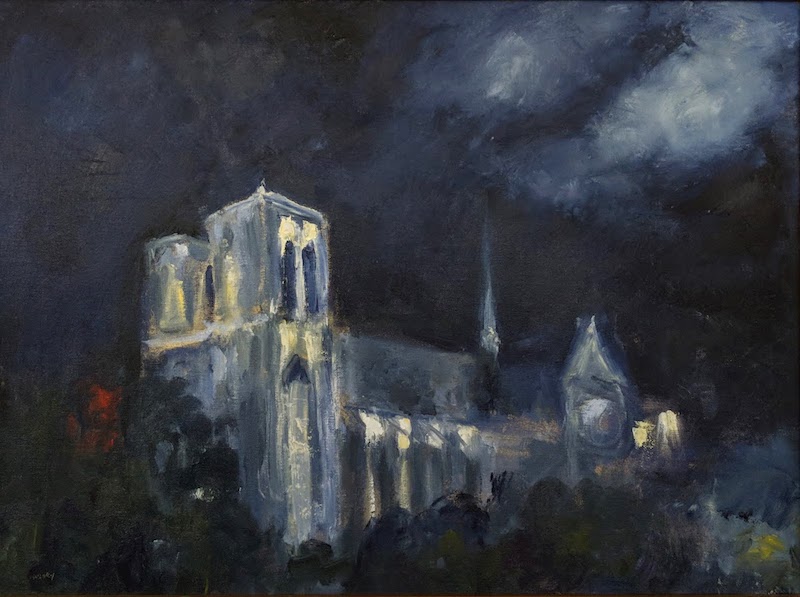 NOTRE DAME by Desmond McRory 18 x 24 in., o/b • $2,500