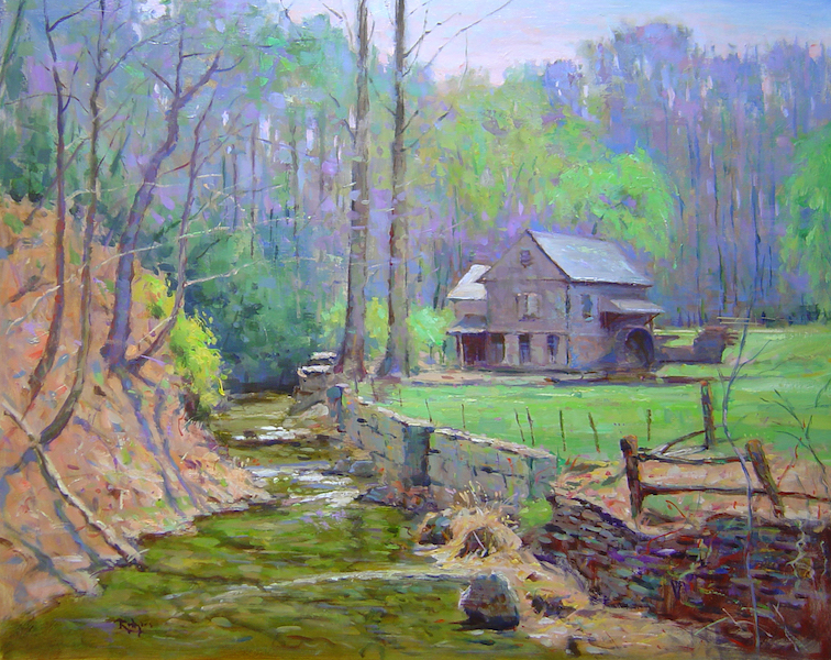 CUTTALOSSA SPRING by Jim Rodgers - 24 x 30 in., o/b • SOLD