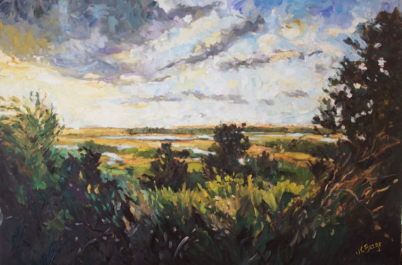 LATE AFTERNOON ON THE MARSH by Jean Childs Buzgo - 24 x 36 in., o/c • $4,800