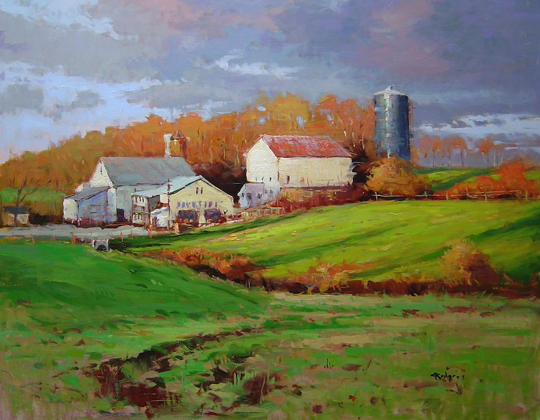LATE AFTERNOON GLOW by Jim Rodgers - 24 x 30 in., o/b • $6,200