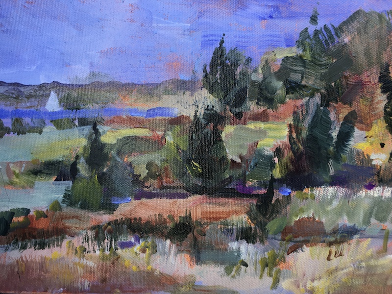 WETLANDS by Anita Shrager - 9 x 12 in., o/c • $1,800