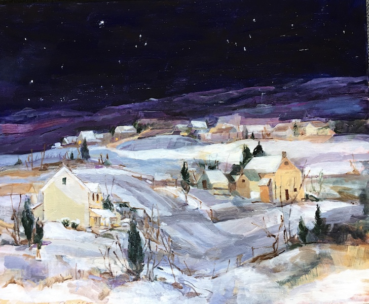 From January 2021: NORTH STAR by Anita Shrager - 20 x 24 in., o/c • SOLD