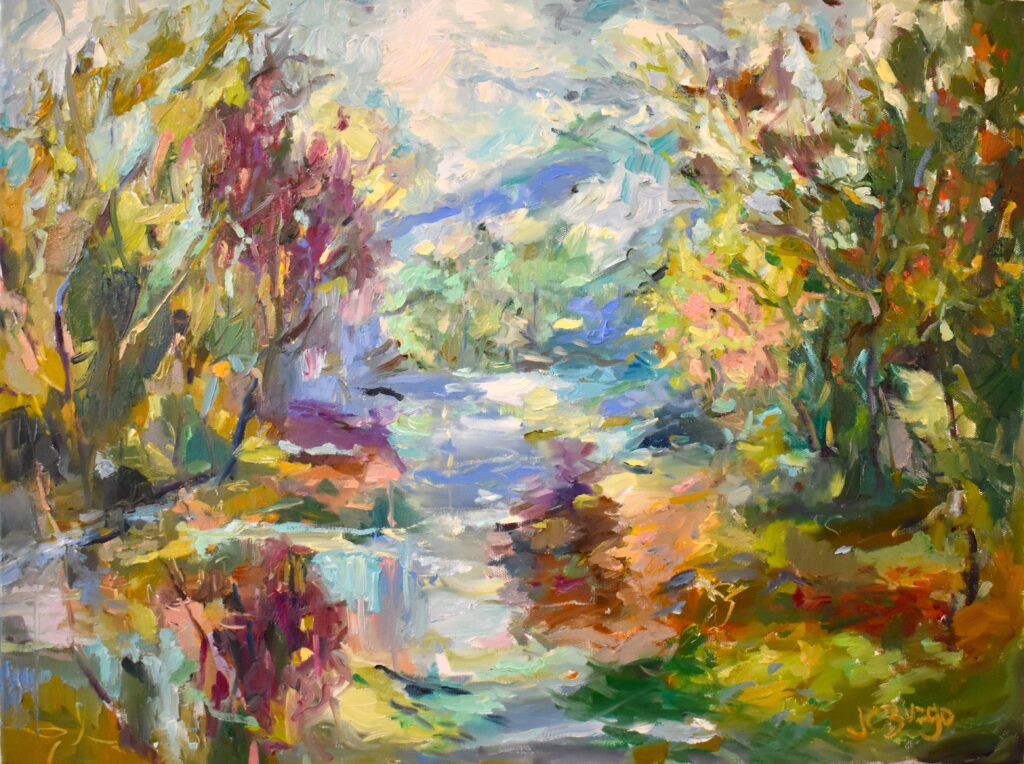AUTUMN DAYS by Jean Childs Buzgo - 18 x 24 in., o/c • $2,800