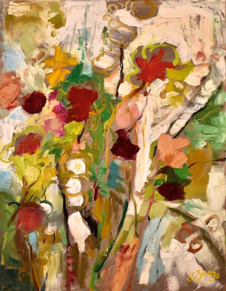 ROSES AREN'T JUST FOR SPECIAL OCCASIONS by Jean Childs Buzgo - 18 x 14 in., o/l • $2,000