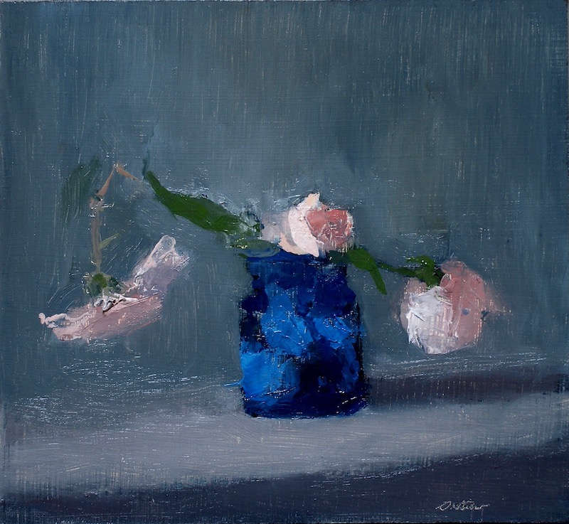 PINK ROSES by David Stier, from his private collection • NFS