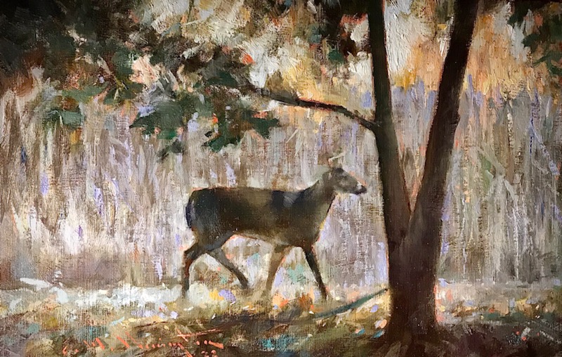 AUTUMN FROST by Evan Harrington - 8 x 12 inches, oil on linen on board - SOLD