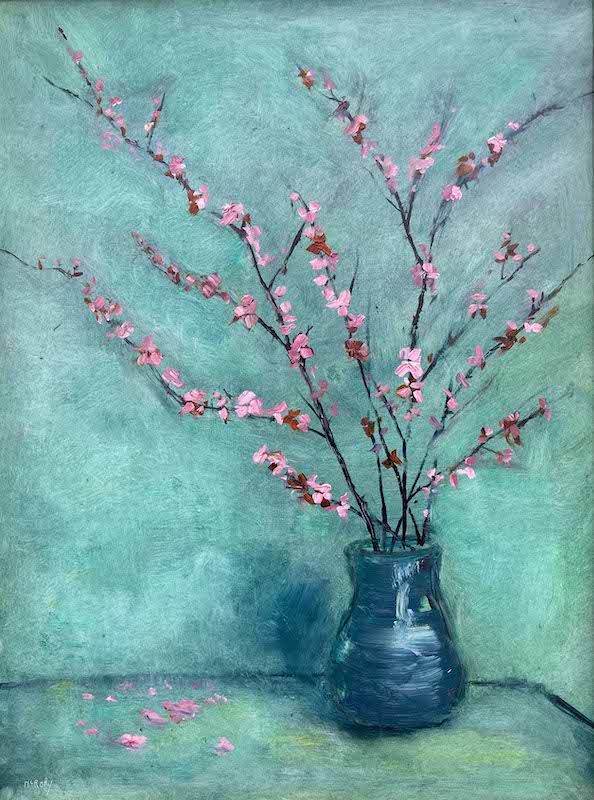 APPLE BLOSSOMS by Desmond McRory - 18 x 24 in., o/b • $2,500
