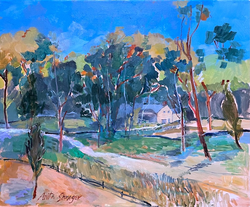 LATE SUMMER by Anita Shrager - 20 x 24 inches, oil on canvas •$4,400