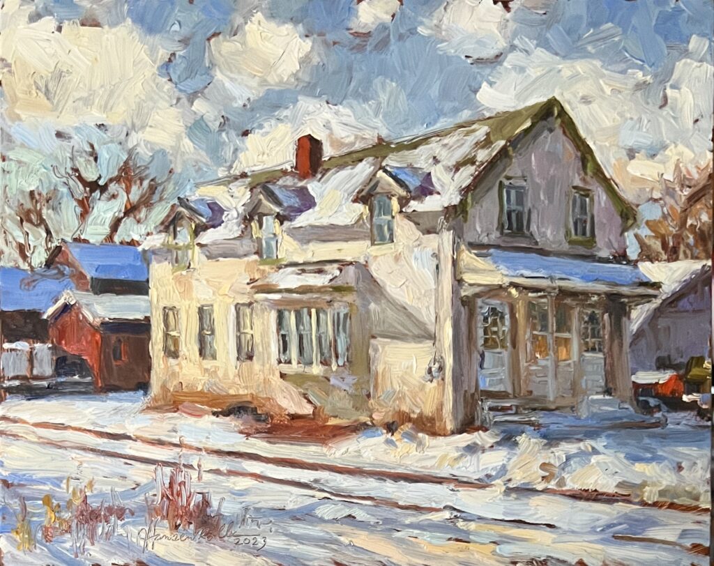 HISTAND, WYCOMBE by Jennifer Hansen Rolli - 8 x 10 inches, oil on board • $2,600