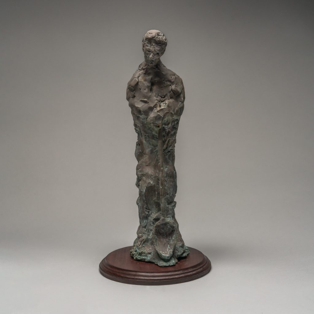 CANAL DIGGER (1/10) by Desmond McRory - limited edition bronze, 16h x 7.5w x 7.5d inches, (including base) • $5,500